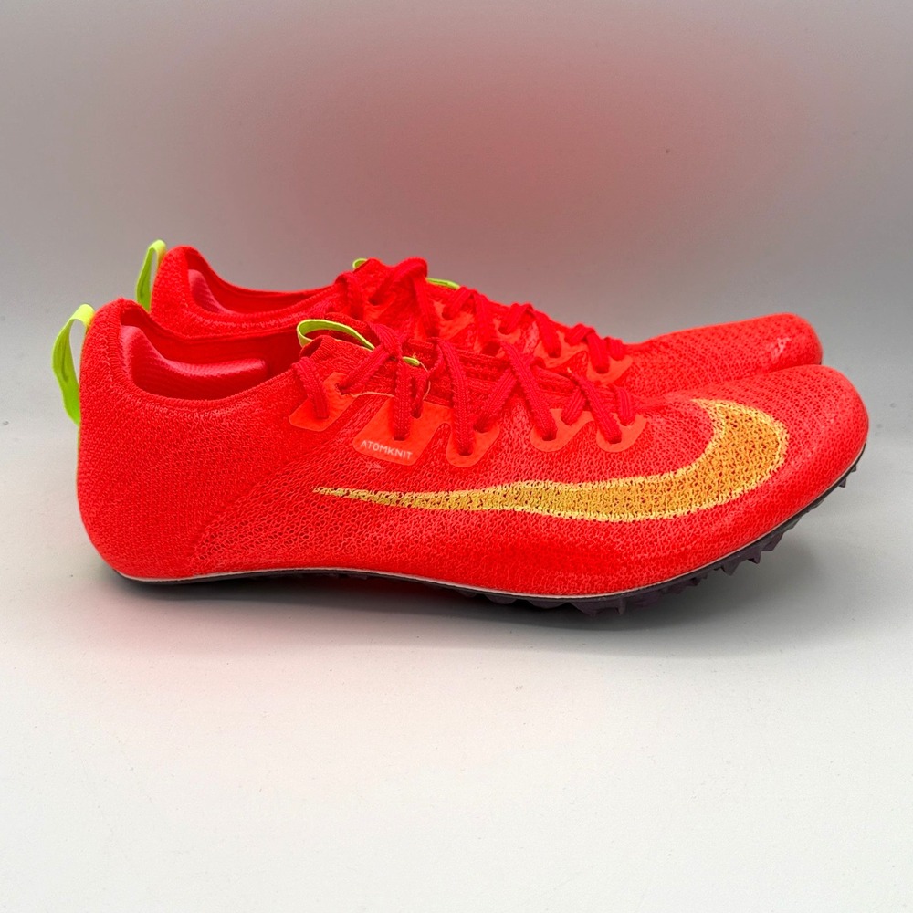 Nike Zoom Superfly Elite 2 FK Shoes Mens Size 7.5 Crimson Lime Track FZ9662-600